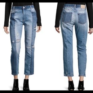 Free people Two Toned Jeans